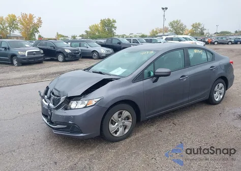 2014 Honda Civic Lx from USA, damaged, VIN 19XFB2F53EE015352